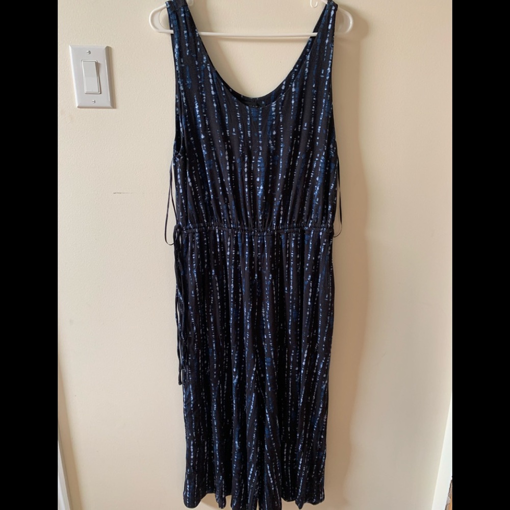 Tahari Cropped Pant Tank Jumpsuit